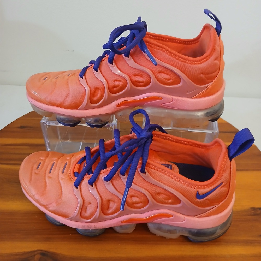 Nike Air VaporMax‎ Plus Women 6.5 Pink Purple Running Shoes Sneakers CU4907-600